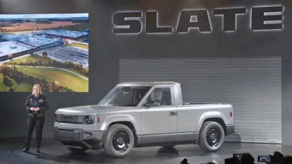 slate electric pickup truck