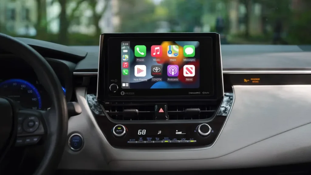 Corolla center touchscreen Corolla center touchscreen